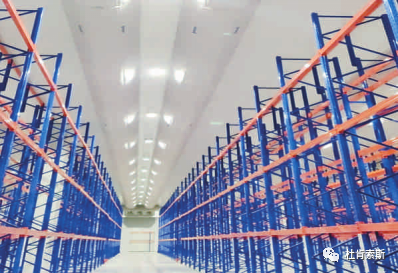 壹定发柔性风管应用在低温高架库